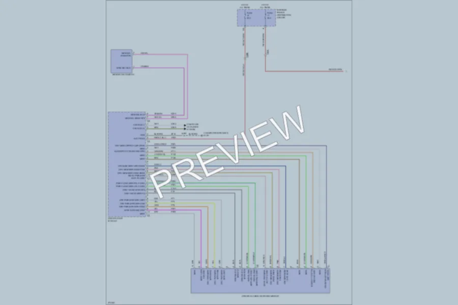 2011 Dodge Charger Memory Systems wiring diagram preview