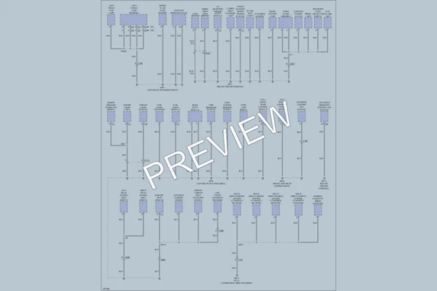 2011 Dodge Durango Ground Distribution wiring diagram preview