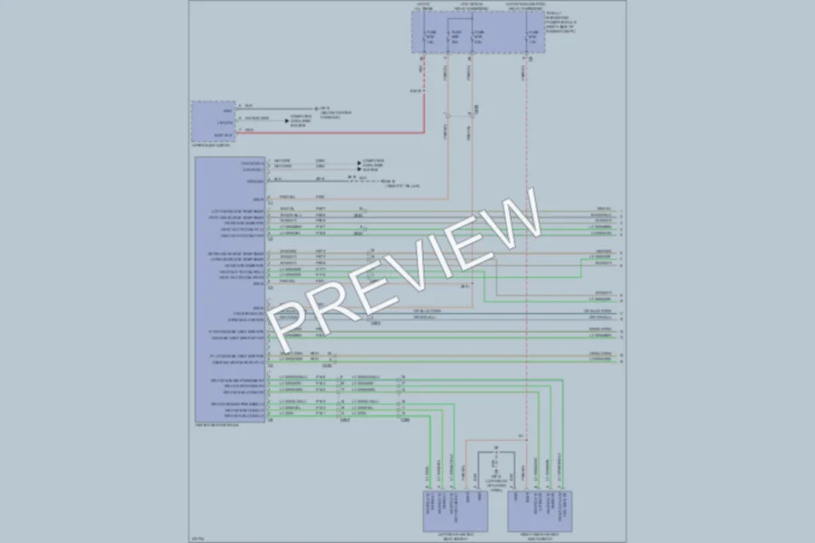 2011 Dodge Durango Power Seats wiring diagram preview