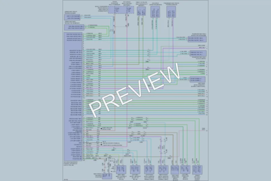 2011 Dodge Durango Supplemental Restraints wiring diagram preview
