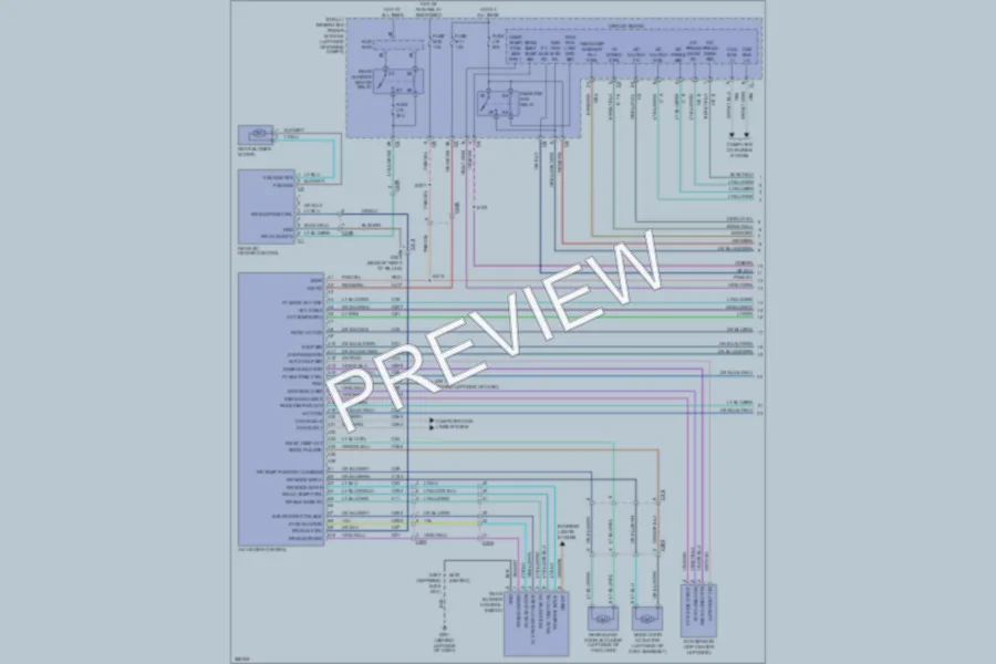 2011 Dodge GrandCaravan Air Conditioning wiring diagram preview