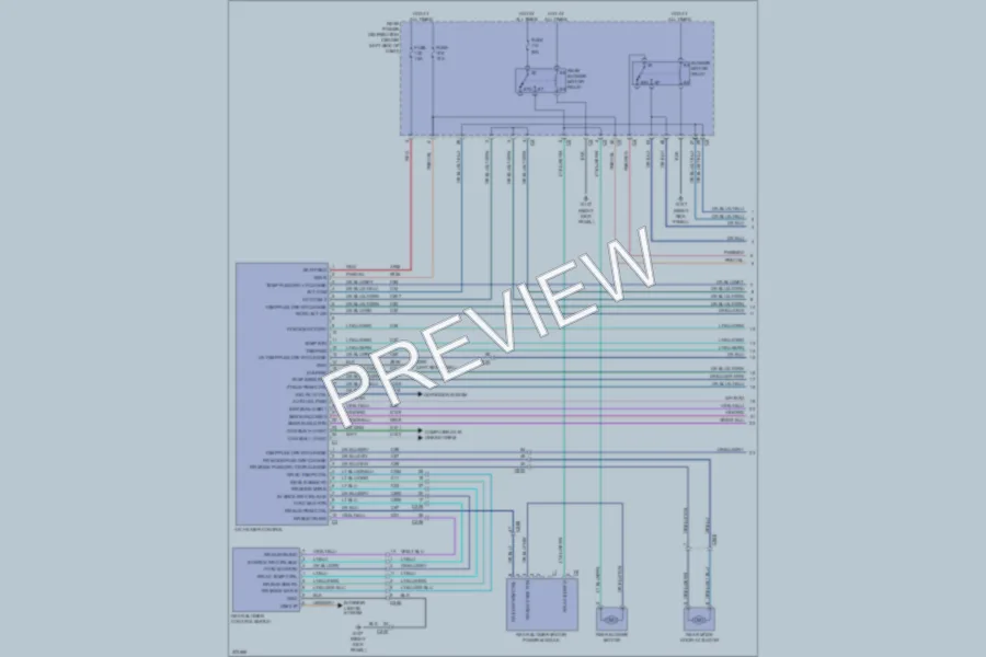 2011 Dodge Journey Air Conditioning wiring diagram preview