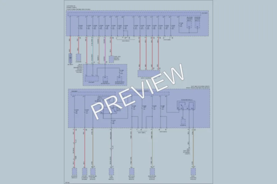 2011 Dodge Journey Power Distribution wiring diagram preview