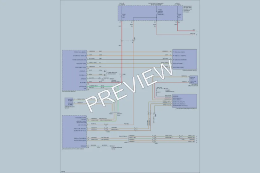 2011 Dodge Journey Power Windows wiring diagram preview