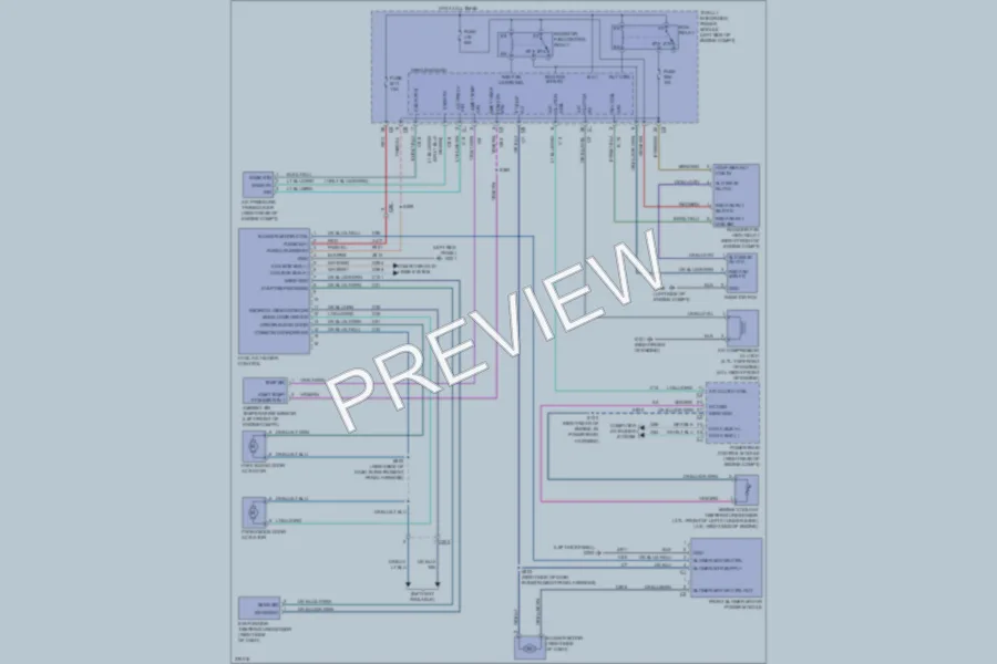 2011 Dodge Nitro Air Conditioning wiring diagram preview