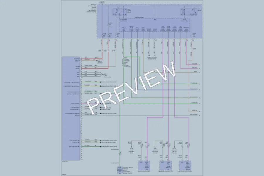 2011 Dodge Nitro Instrument Cluster wiring diagram preview