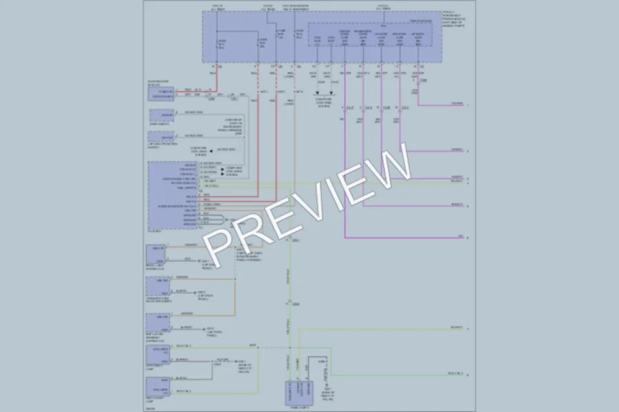 2011 Dodge Nitro Interior Lights wiring diagram preview