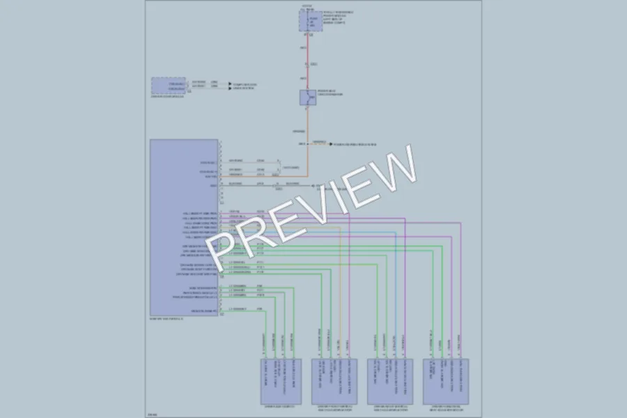 2011 Dodge Nitro Memory Systems wiring diagram preview