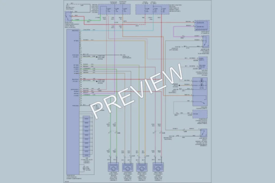 2011 Ford CrownVictoria Anti Lock Brakes wiring diagram preview