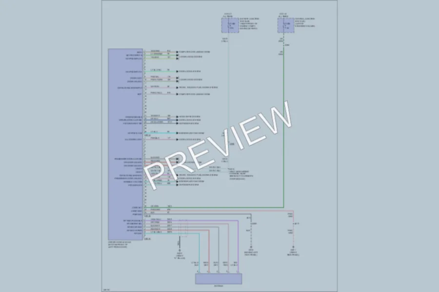 2011 Ford CrownVictoria Body Control Modules wiring diagram preview