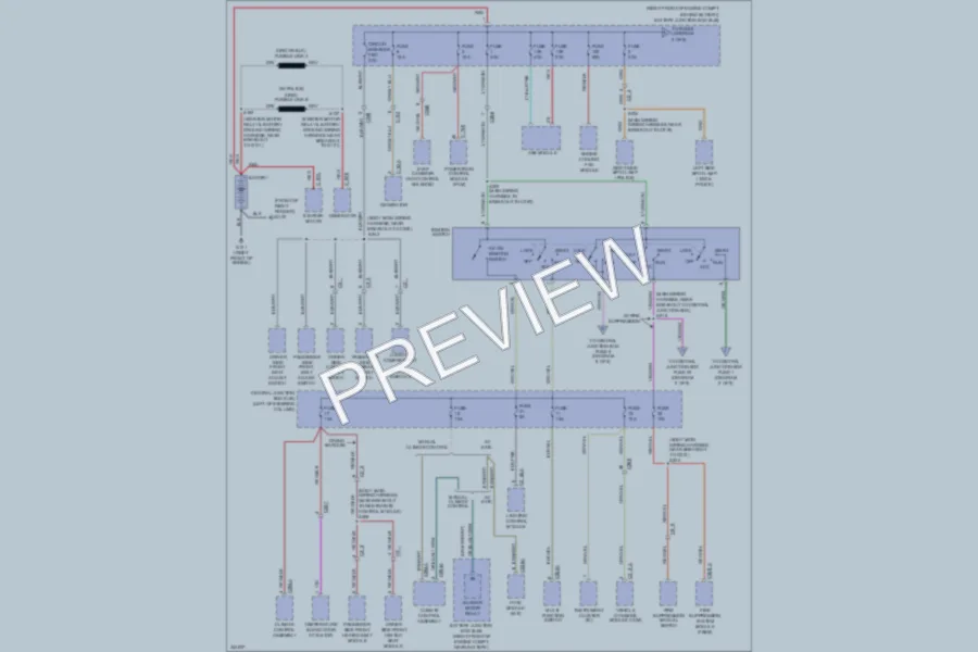 2011 Ford CrownVictoria Power Distribution wiring diagram preview
