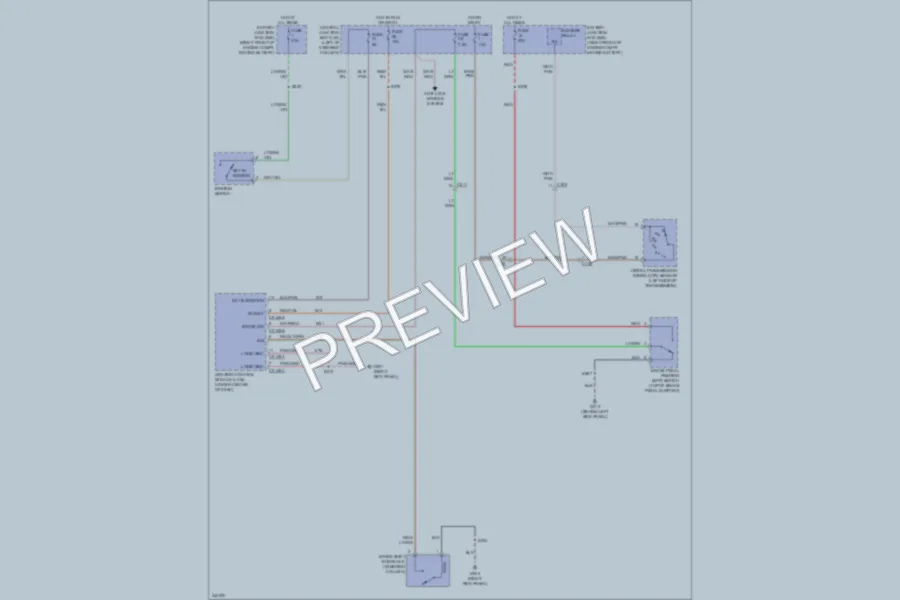 2011 Ford CrownVictoria Shift Interlock wiring diagram preview