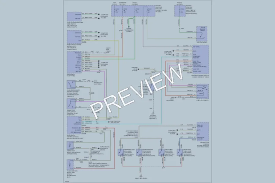 2011 Ford CrownVictoria Warning Systems wiring diagram preview