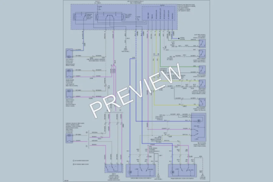 2011 Ford E150 Anti Theft wiring diagram preview