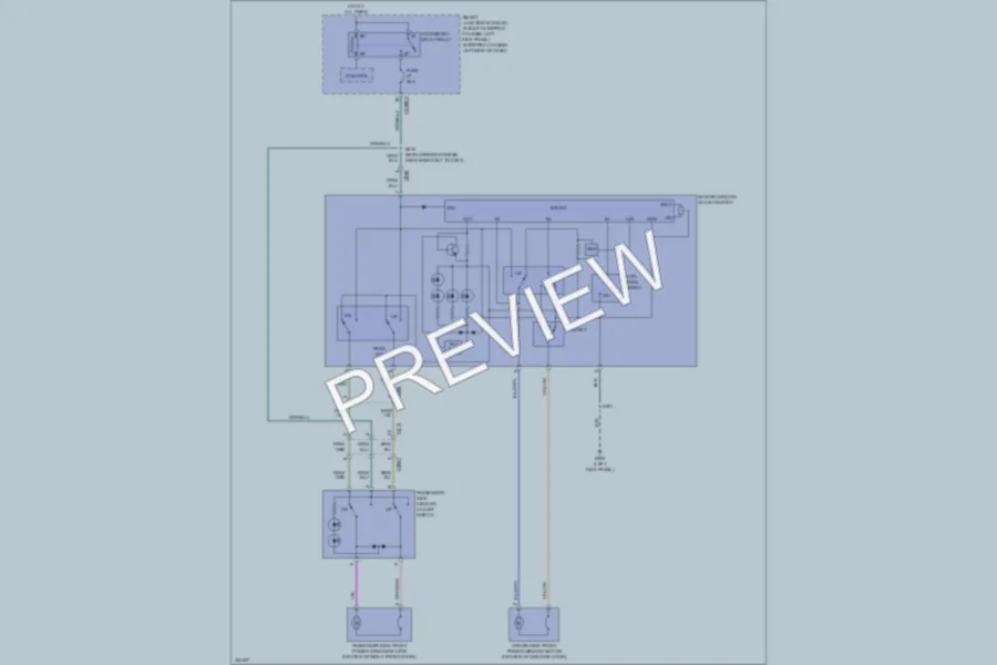 2011 Ford E150 Power Windows wiring diagram preview