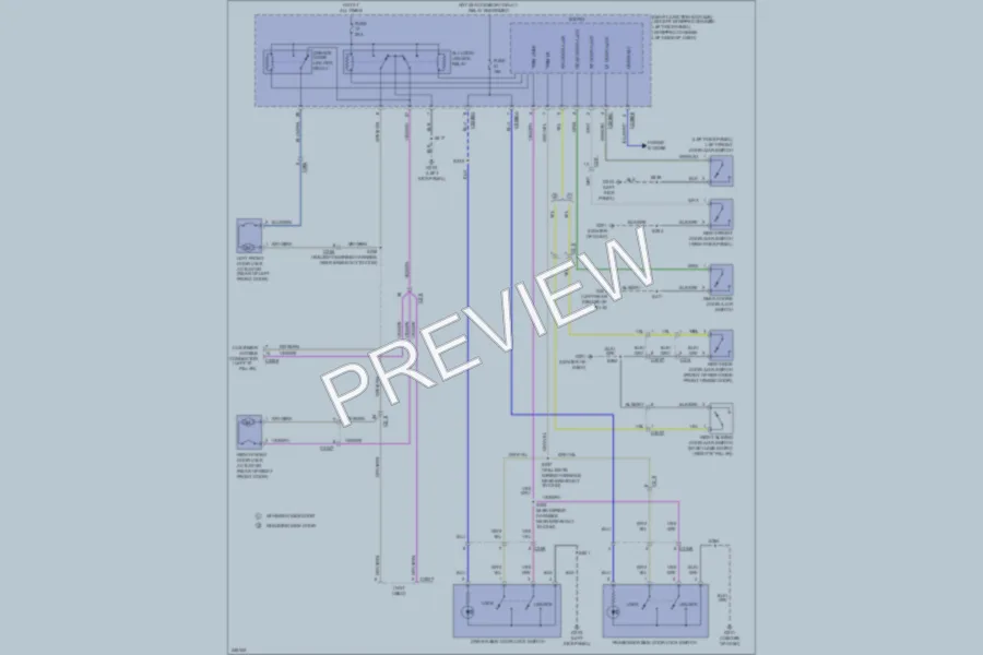 2011 Ford E350 Super Duty Anti Theft wiring diagram preview