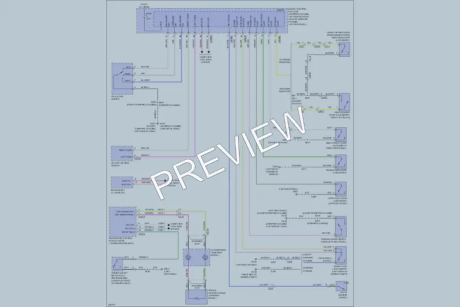 2011 Ford E250 Warning Systems wiring diagram preview