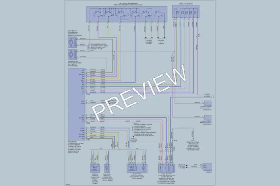 2011 Ford E150 Transmission wiring diagram preview