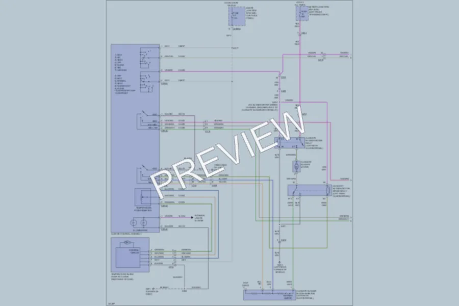 2011 Ford E150 Air Conditioning wiring diagram preview