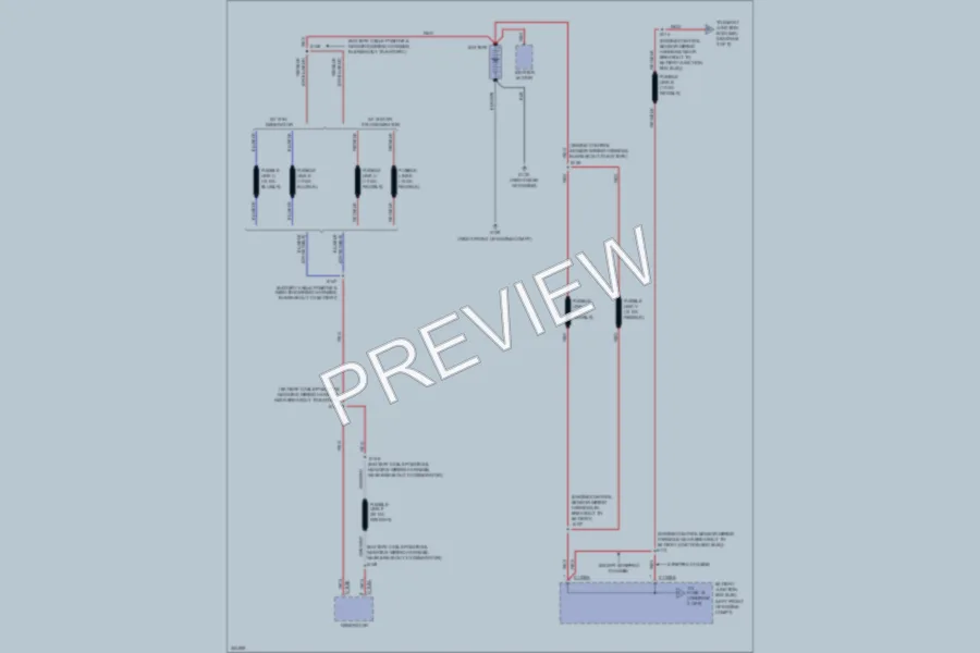 2011 Ford E150 Power Distribution wiring diagram preview