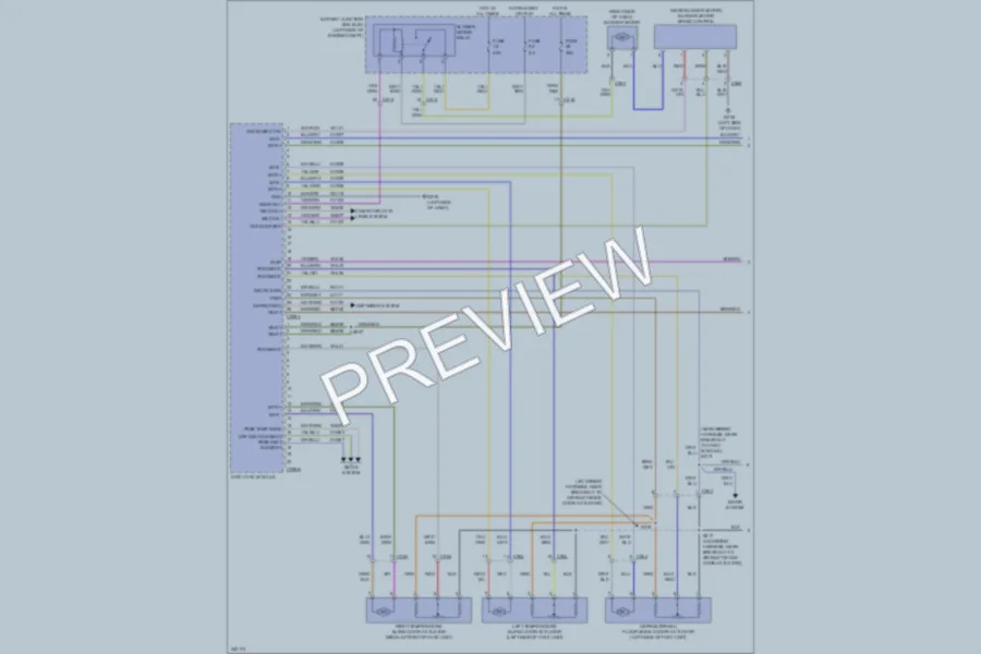 2011 Ford Edge Air Conditioning wiring diagram preview