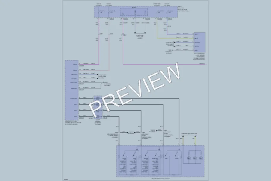 2011 Ford Edge Cruise Control wiring diagram preview