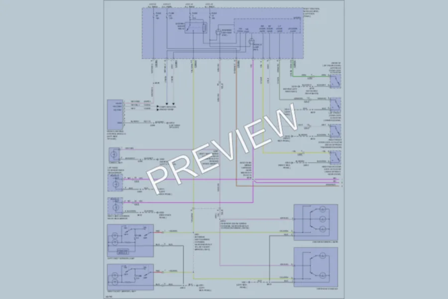 2011 Ford Edge Interior Lights wiring diagram preview