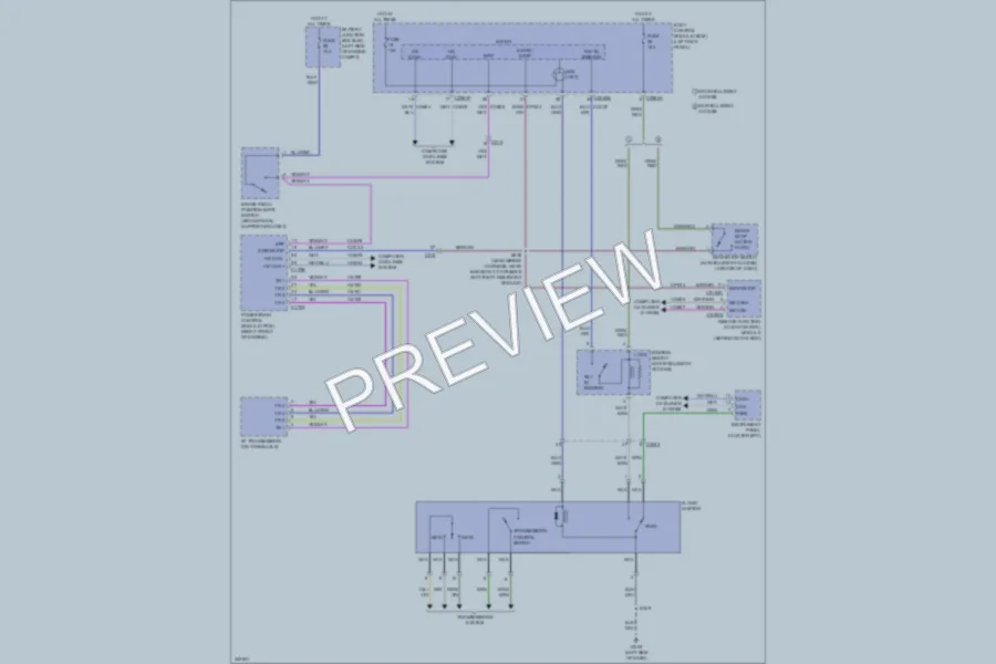 2011 Ford Edge Shift Interlock wiring diagram preview