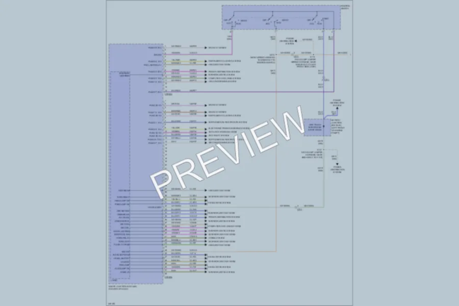 2011 Ford Escape Body Control Modules wiring diagram preview