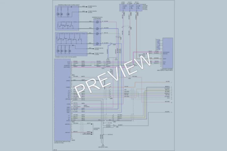 2011 Ford Escape Navigation wiring diagram preview