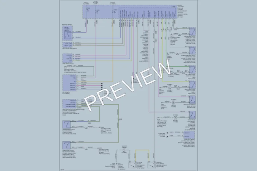 2011 Ford Escape Warning Systems wiring diagram preview