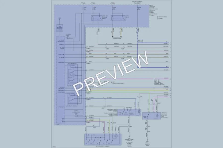 2011 Ford EscapeHybrid Anti Theft wiring diagram preview