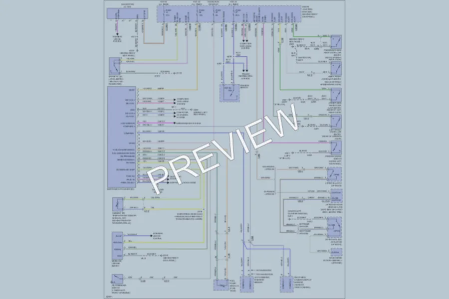 2011 Ford Expedition Instrument Cluster wiring diagram preview