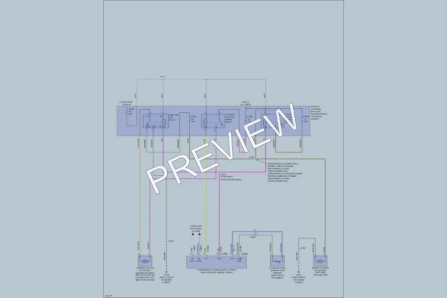 2011 Ford ExpeditionEL Cooling Fan wiring diagram preview
