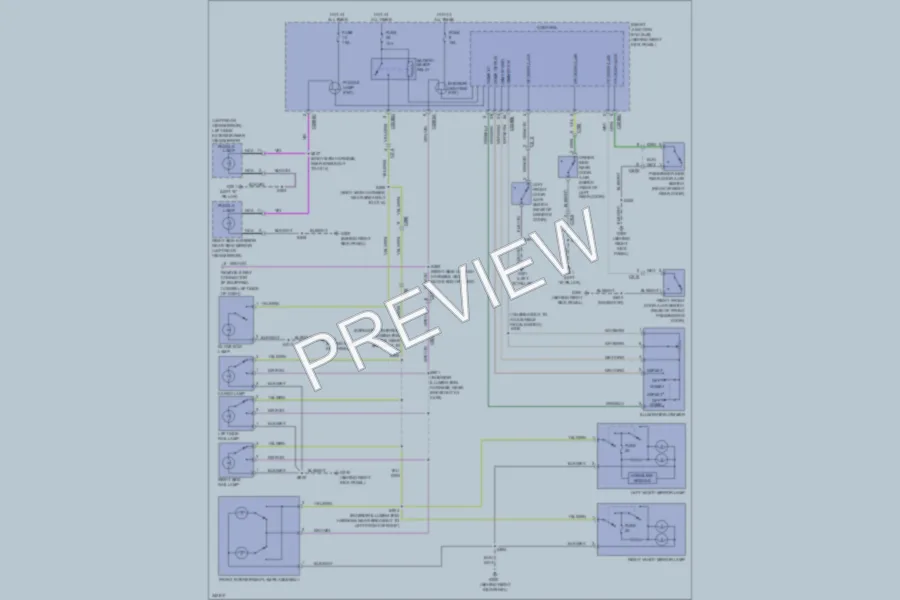 2011 Ford ExpeditionEL Interior Lights wiring diagram preview