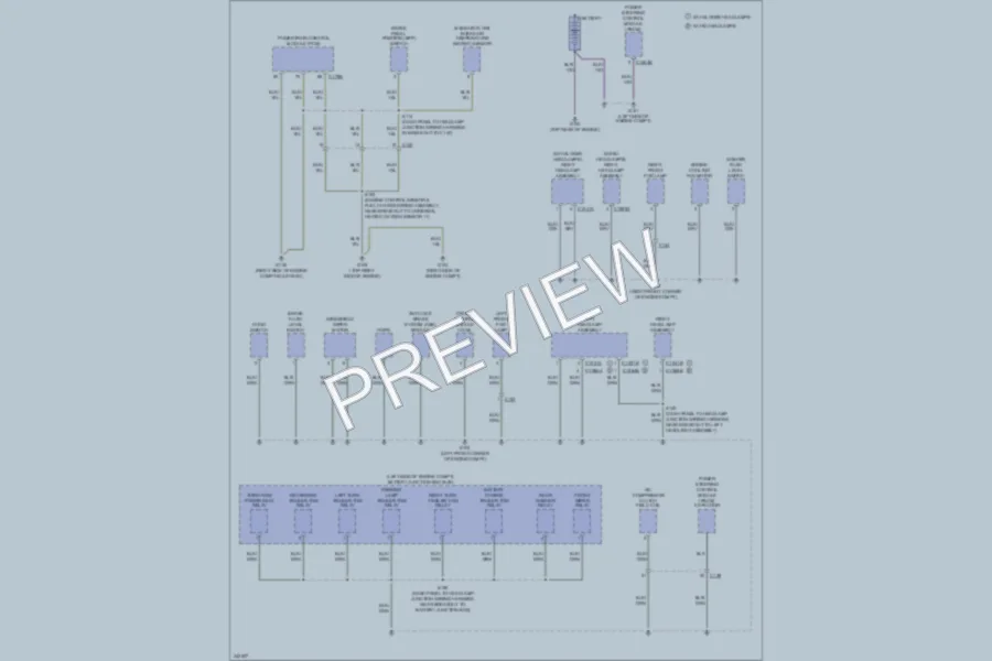 2011 Ford Explorer Ground Distribution wiring diagram preview