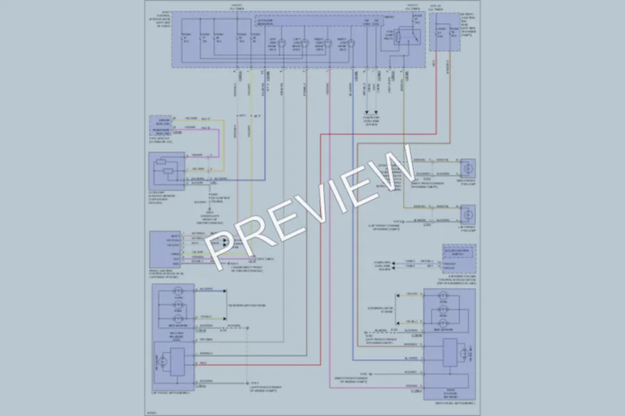2011 Ford Explorer Headlights wiring diagram preview