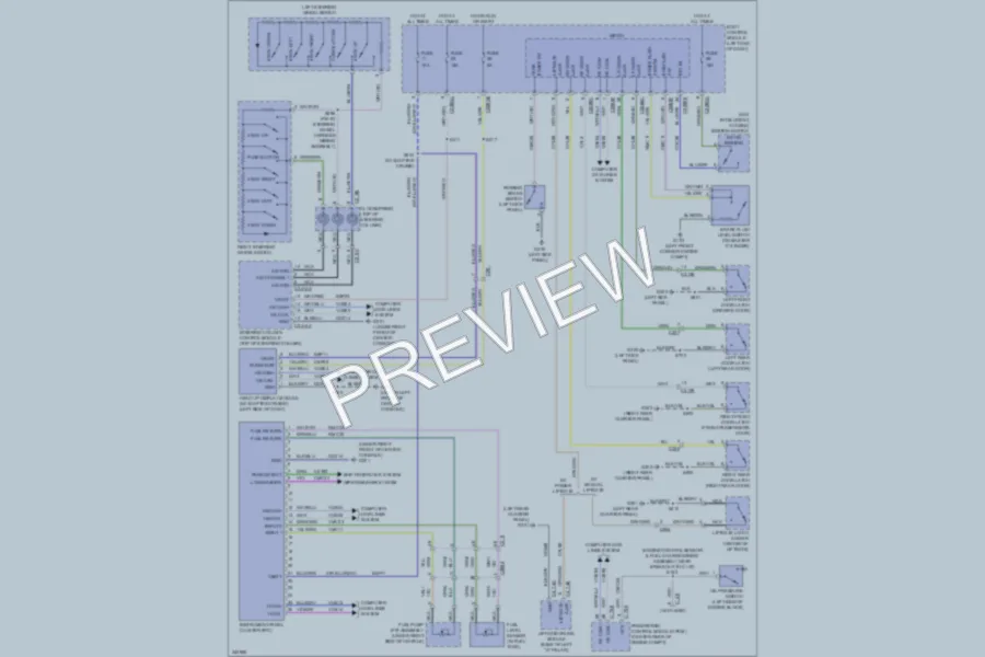 2011 Ford Explorer Instrument Cluster wiring diagram preview