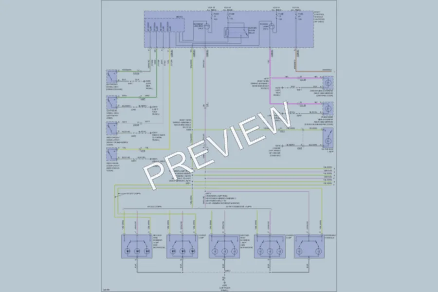 2011 Ford Explorer Interior Lights wiring diagram preview