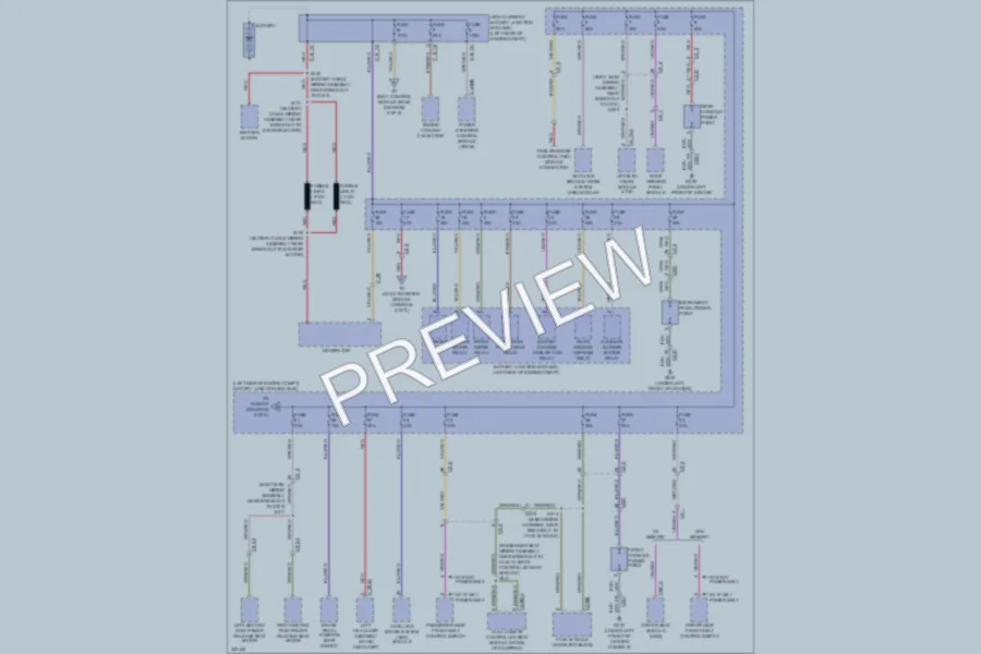 2011 Ford Explorer Power Distribution wiring diagram preview
