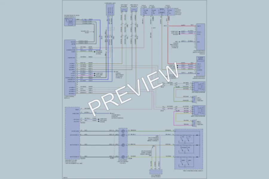 2011 Ford Explorer Radio wiring diagram preview