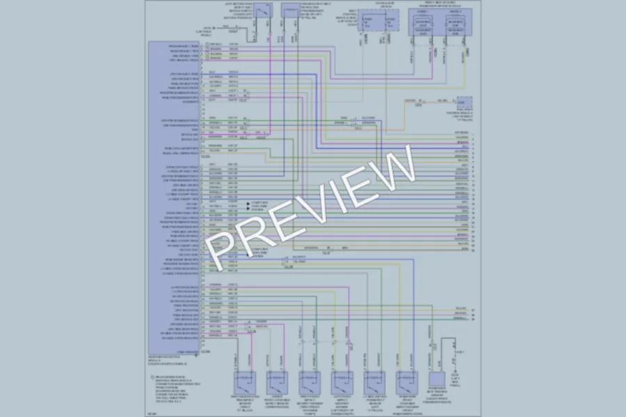 2011 Ford Explorer Supplemental Restraints wiring diagram preview