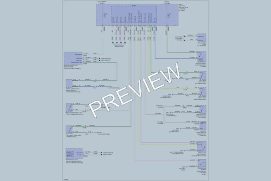 2011 Ford Explorer Warning Systems wiring diagram preview