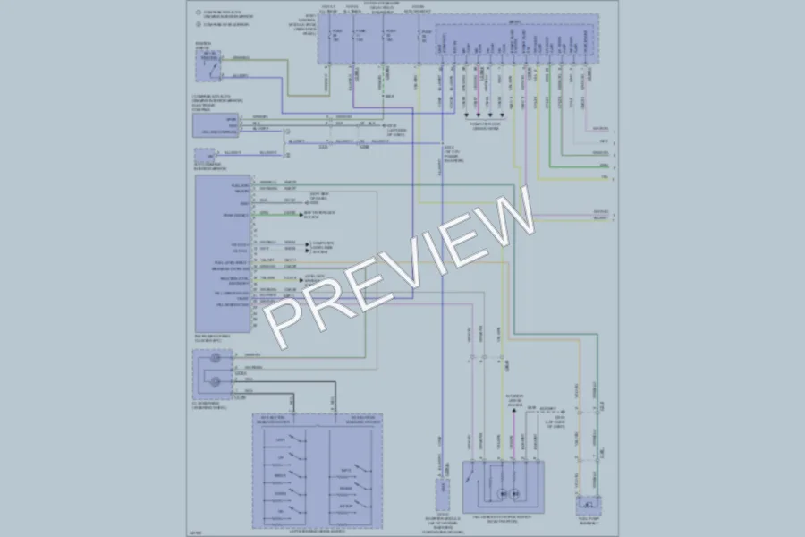 2011 Ford F150 Instrument Cluster wiring diagram preview