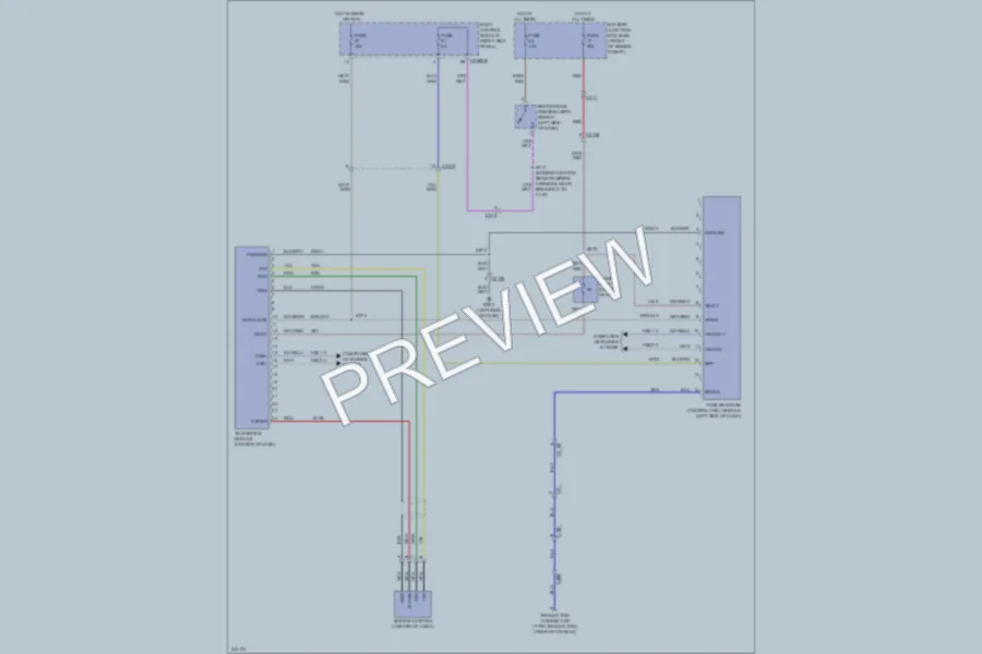 2011 Ford F150 Navigation wiring diagram preview