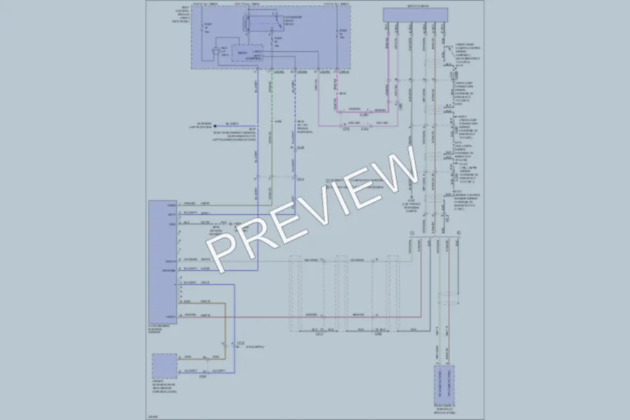 2011 Ford F150 Power Mirrors wiring diagram preview