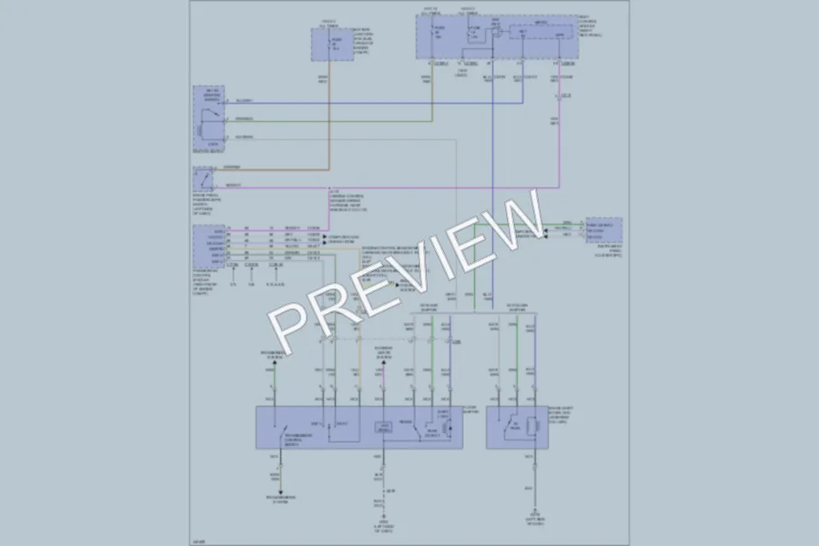 2011 Ford F150 Shift Interlock wiring diagram preview