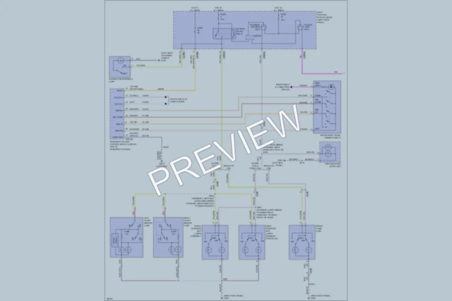 2011 Ford F250 Super Duty Interior Lights wiring diagram preview