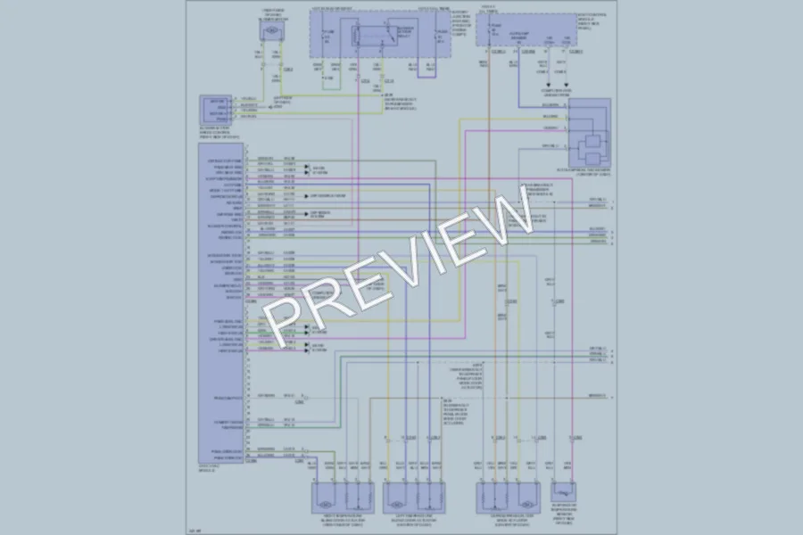 2011 Ford F150 Air Conditioning wiring diagram preview