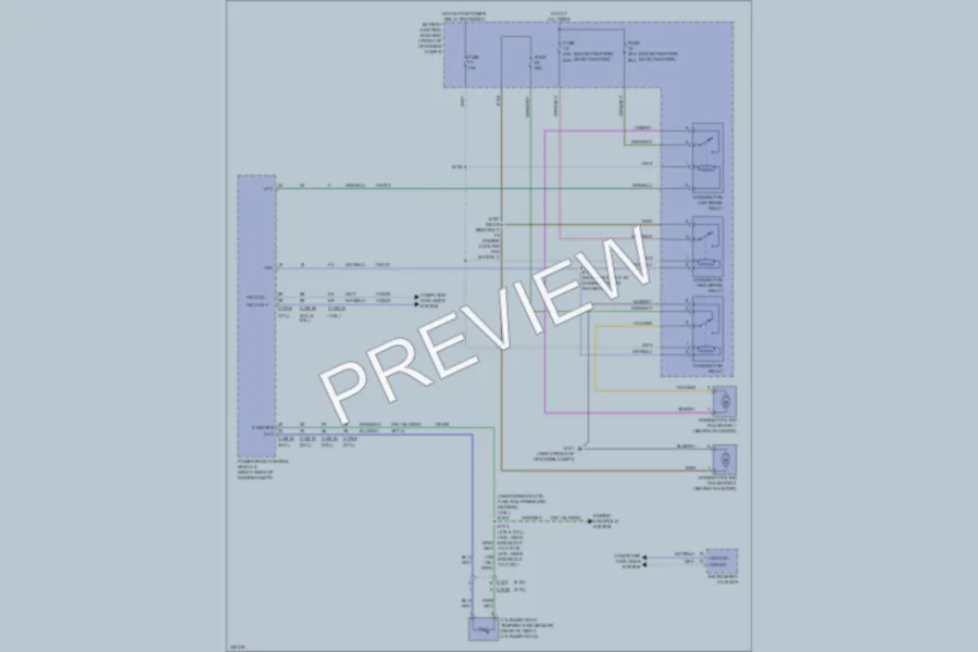 2011 Ford F150 Cooling Fan wiring diagram preview